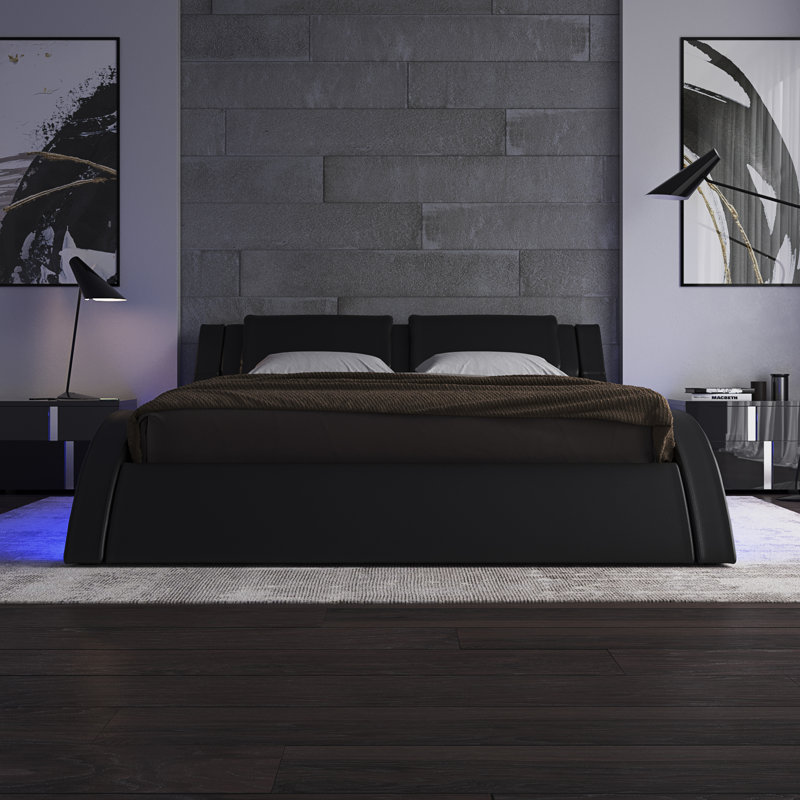 Orren Ellis Lafever Upholstered Bed & Reviews Wayfair